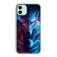 CaseCompany Where Light And Dark Meet: iPhone 11 Transparant Hoesje
