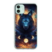 CaseCompany Wolf Dreamcatcher: iPhone 11 Transparant Hoesje