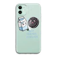 CaseCompany Best Friend Forever: iPhone 11 Transparant Hoesje