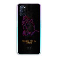 CaseCompany Praying For My Haters: Oppo A92 Transparant Hoesje