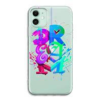 CaseCompany Dream: iPhone 11 Transparant Hoesje