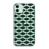 CaseCompany Moroccan tiles: iPhone 11 Transparant Hoesje