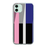 CaseCompany Gestalte 4: iPhone 11 Transparant Hoesje
