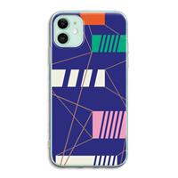 CaseCompany Gestalte 5: iPhone 11 Transparant Hoesje