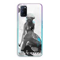 CaseCompany I will not feel a thing: Oppo A92 Transparant Hoesje