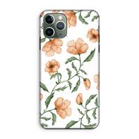 CaseCompany Peachy flowers: iPhone 11 Pro Tough Case