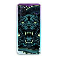 CaseCompany Cougar and Vipers: Oppo A92 Transparant Hoesje