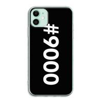 CaseCompany 9000: iPhone 11 Transparant Hoesje