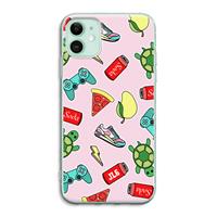 CaseCompany Things Jamie Loves: iPhone 11 Transparant Hoesje