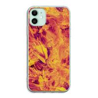 CaseCompany Eternal Fire: iPhone 11 Transparant Hoesje