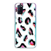 CaseCompany Cheetah color: Oppo A92 Transparant Hoesje
