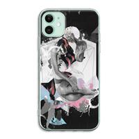 CaseCompany Camouflage de sommeil: iPhone 11 Transparant Hoesje