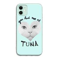 CaseCompany You had me at tuna: iPhone 11 Transparant Hoesje