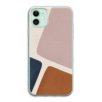 CaseCompany Geo #2: iPhone 11 Transparant Hoesje