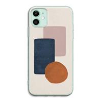 CaseCompany Geo #3: iPhone 11 Transparant Hoesje