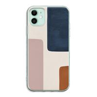 CaseCompany Geo #5: iPhone 11 Transparant Hoesje