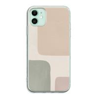 CaseCompany Geo #7: iPhone 11 Transparant Hoesje