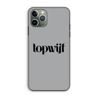 CaseCompany Topwijf Grijs Zwart: iPhone 11 Pro Tough Case