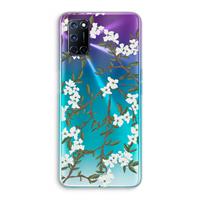 CaseCompany Blossoming spring: Oppo A92 Transparant Hoesje