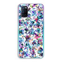 CaseCompany Hibiscus Flowers: Oppo A92 Transparant Hoesje