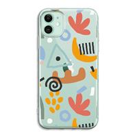 CaseCompany Abstract: iPhone 11 Transparant Hoesje