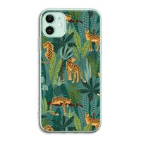 CaseCompany Luipaard 2: iPhone 11 Transparant Hoesje