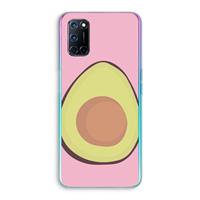 CaseCompany Avocado: Oppo A92 Transparant Hoesje