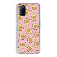 CaseCompany Dancing avocados: Oppo A92 Transparant Hoesje