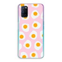 CaseCompany Dancing eggs: Oppo A92 Transparant Hoesje