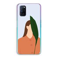 CaseCompany Leaf: Oppo A92 Transparant Hoesje
