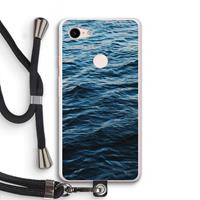 CaseCompany Oceaan: Pixel 3 XL Transparant Hoesje met koord