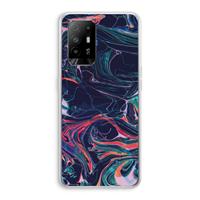 CaseCompany Light Years Beyond: Oppo A95 5G Transparant Hoesje