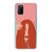 CaseCompany Woke up like this: Oppo A92 Transparant Hoesje