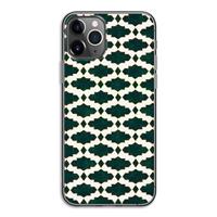 CaseCompany Moroccan tiles: iPhone 11 Pro Transparant Hoesje