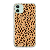 CaseCompany Panter: iPhone 11 Transparant Hoesje