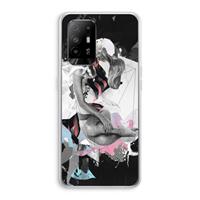 CaseCompany Camouflage de sommeil: Oppo A95 5G Transparant Hoesje