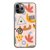 CaseCompany Abstract: iPhone 11 Pro Transparant Hoesje