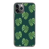 CaseCompany Monstera leaves: iPhone 11 Pro Transparant Hoesje