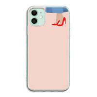 CaseCompany High heels: iPhone 11 Transparant Hoesje
