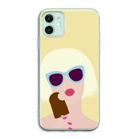 CaseCompany Ice cream: iPhone 11 Transparant Hoesje