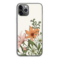 CaseCompany Floral bouquet: iPhone 11 Pro Transparant Hoesje