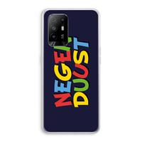 CaseCompany 90's One: Oppo A95 5G Transparant Hoesje