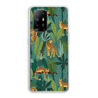 CaseCompany Luipaard 2: Oppo A95 5G Transparant Hoesje