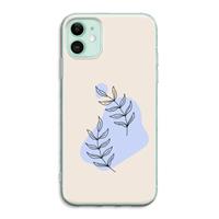 CaseCompany Leaf me if you can: iPhone 11 Transparant Hoesje