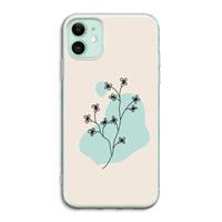 CaseCompany Love your petals: iPhone 11 Transparant Hoesje