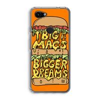 CaseCompany Big Macs Bigger Dreams: Google Pixel 3a Transparant Hoesje