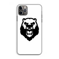 CaseCompany Angry Bear (white): iPhone 11 Pro Max Tough Case