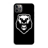 CaseCompany Angry Bear (black): iPhone 11 Pro Max Tough Case