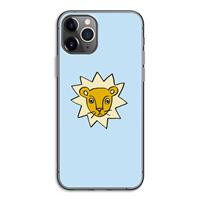 CaseCompany Kleine leeuw: iPhone 11 Pro Transparant Hoesje