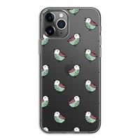 CaseCompany Vogeltjes: iPhone 11 Pro Transparant Hoesje